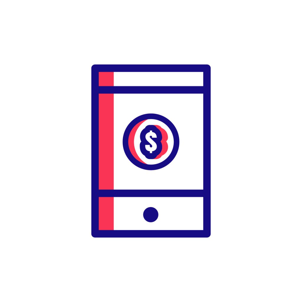Iconografia Cuadrando Cuentas Smartphone en las finanzas