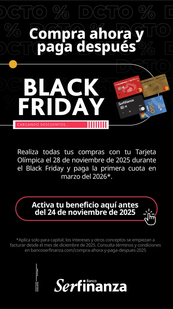 1080x1920 px Banner POP UP Mobile Serfinanza web