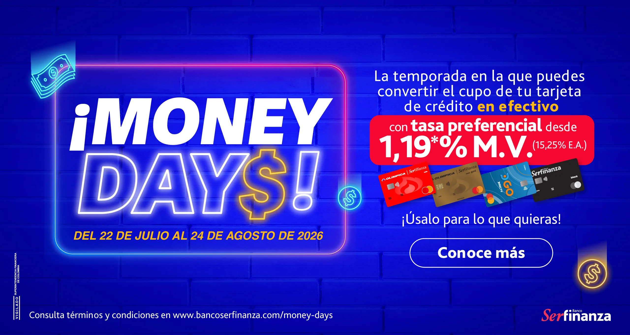 Pop Up Web Serfinanza Desktop