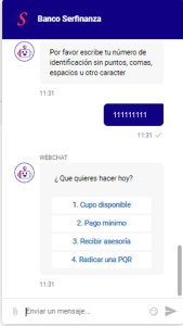 paso 4 web chat