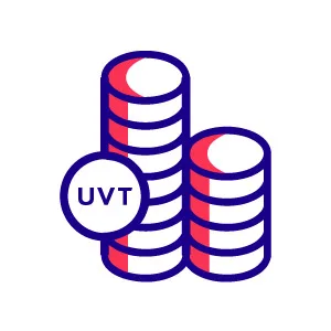 Iconografía Educación Financiera julio UVT