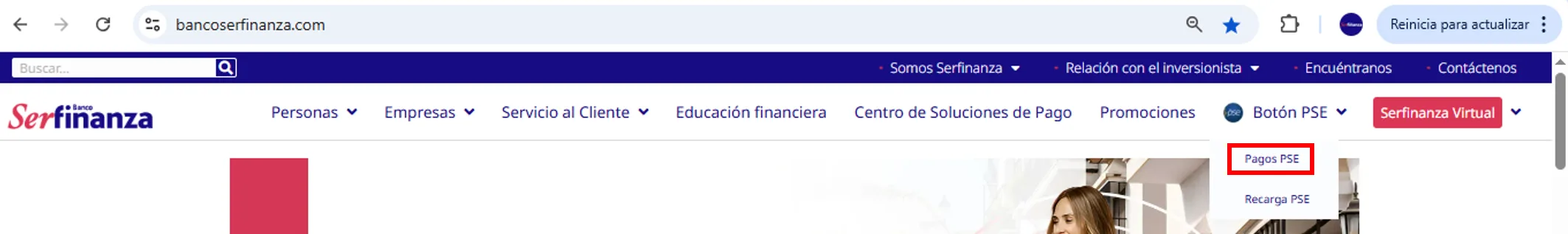 Paso 1 pagos pse