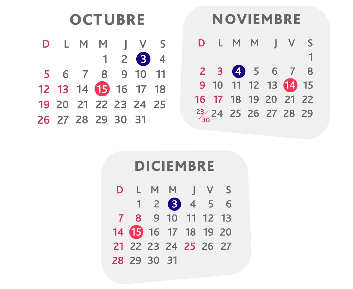 Calendario Ciclo 1
