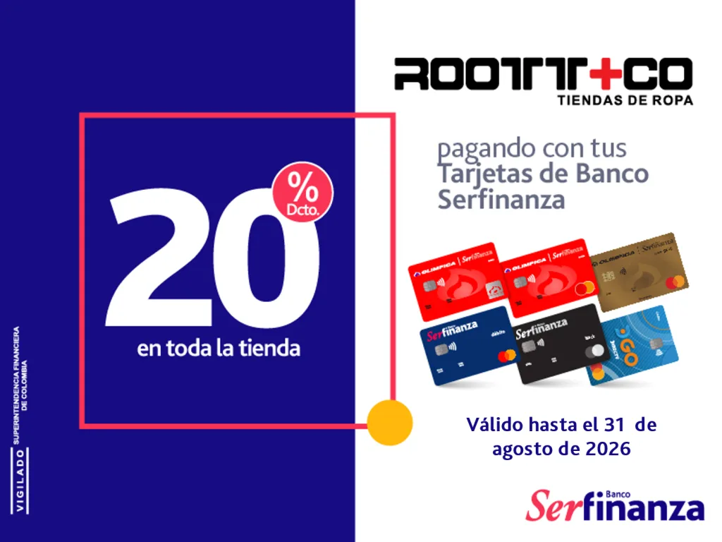 Banner Root + Co 31 de agosto de 2026