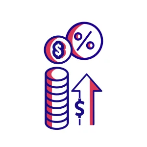 Iconografía tópicos Inversión, Ahorro y presupuesto Febrero